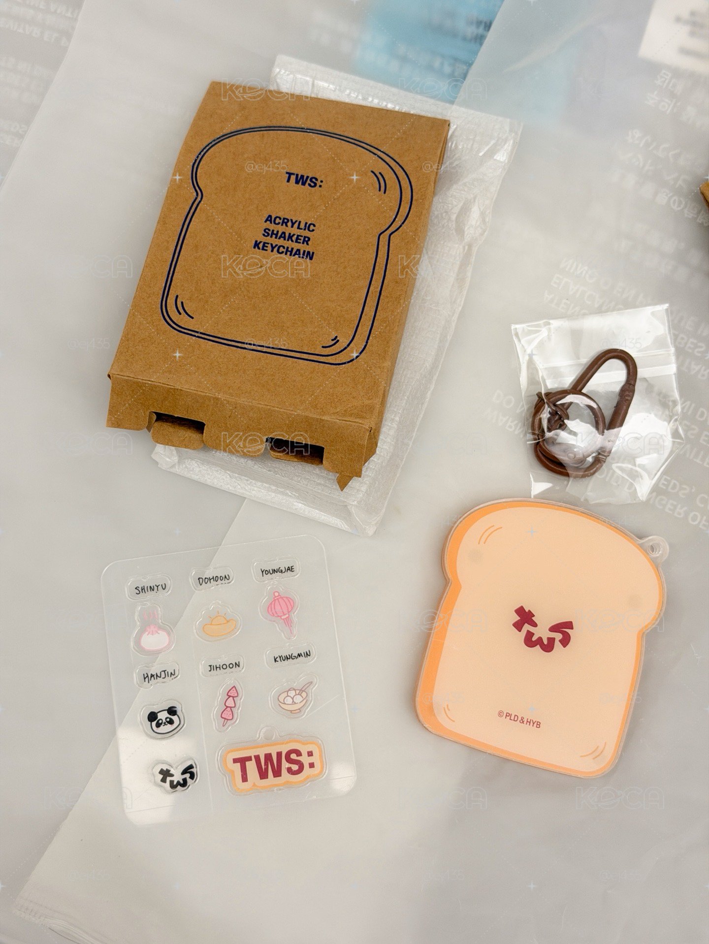 TWS 束口袋+中國限定快閃吐司吊飾