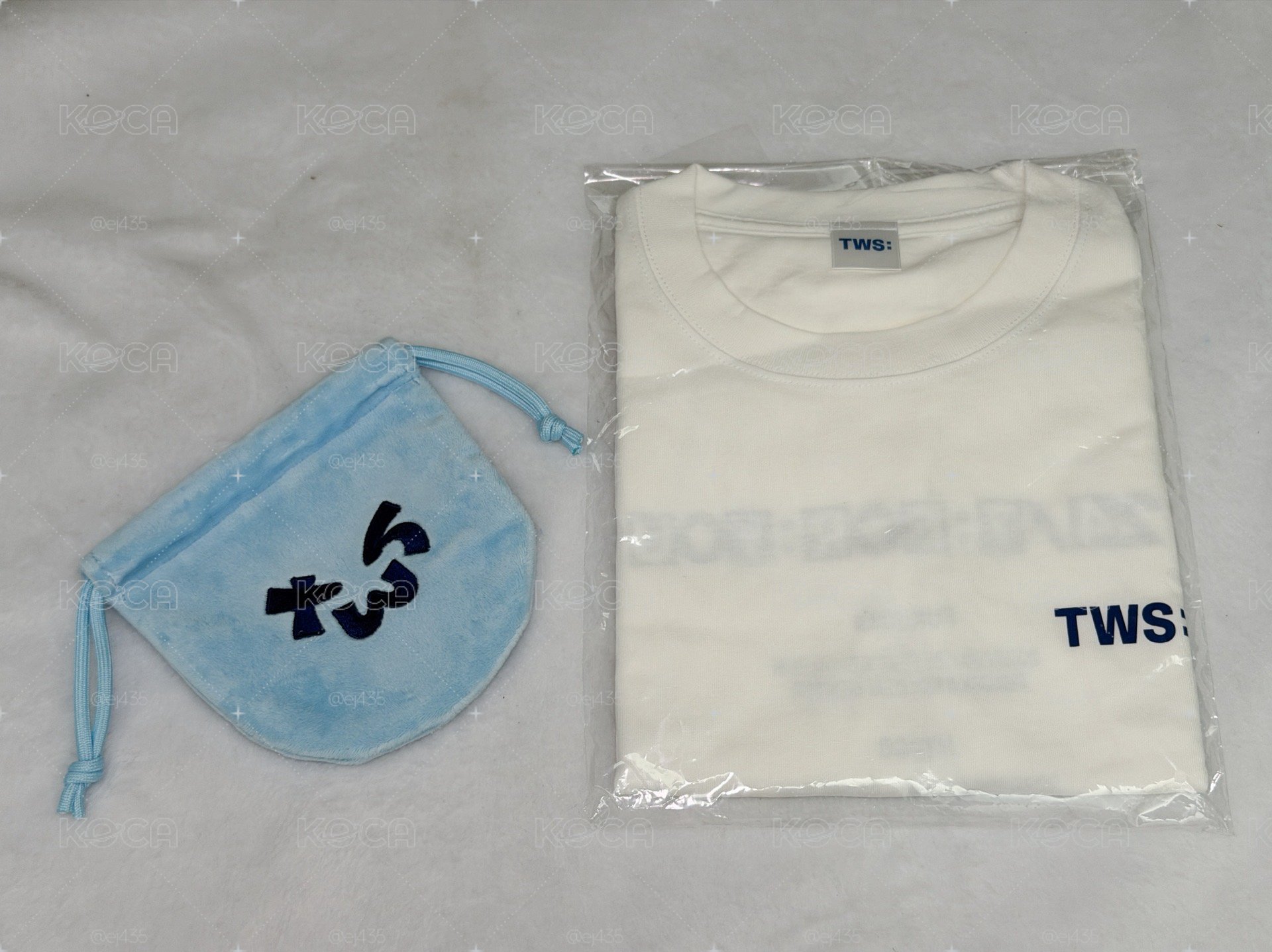 全新 TWS 束口袋+T恤（M）