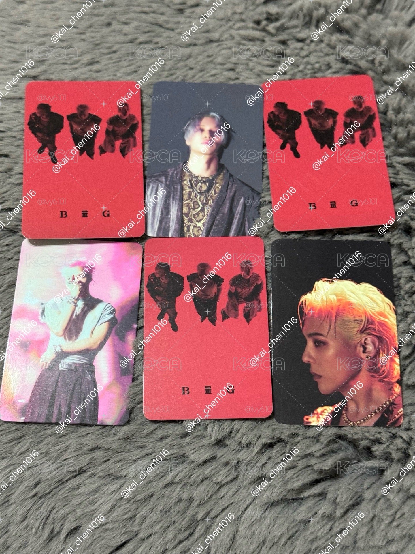 BIGBANG高陽場滿額小卡