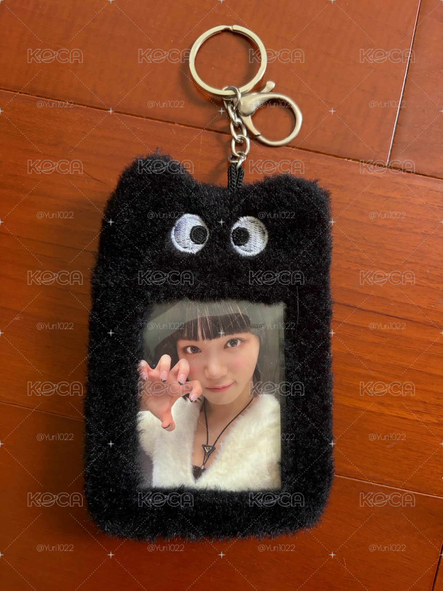 黑色毛絨卡套（不含卡）