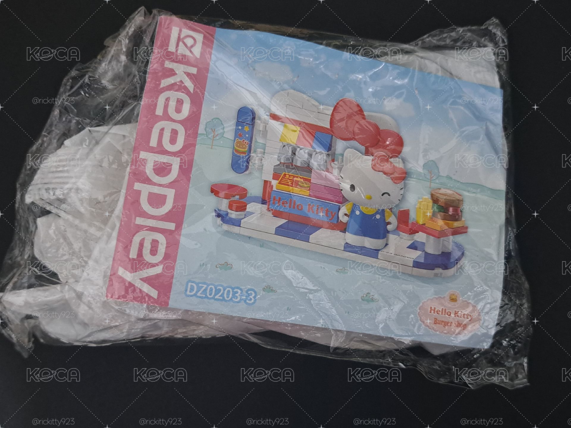 KEEPPLAY 三麗鷗 餐館系列積木盲盒 扭蛋盲盒 Kitty款