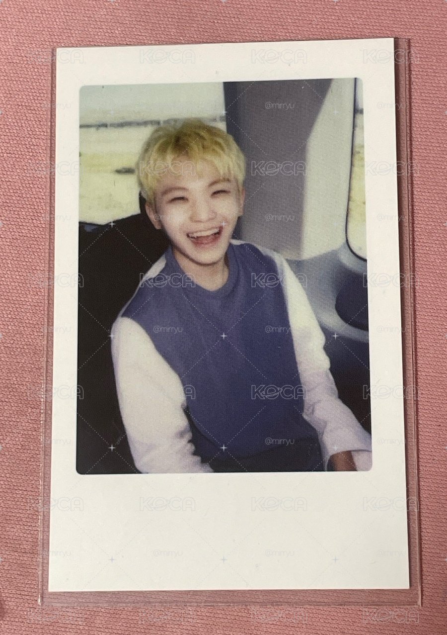 Woozi seventeen DIAMOND EDGE 周邊卡 鐵盒拍立得 早期拍立得 五張不拆