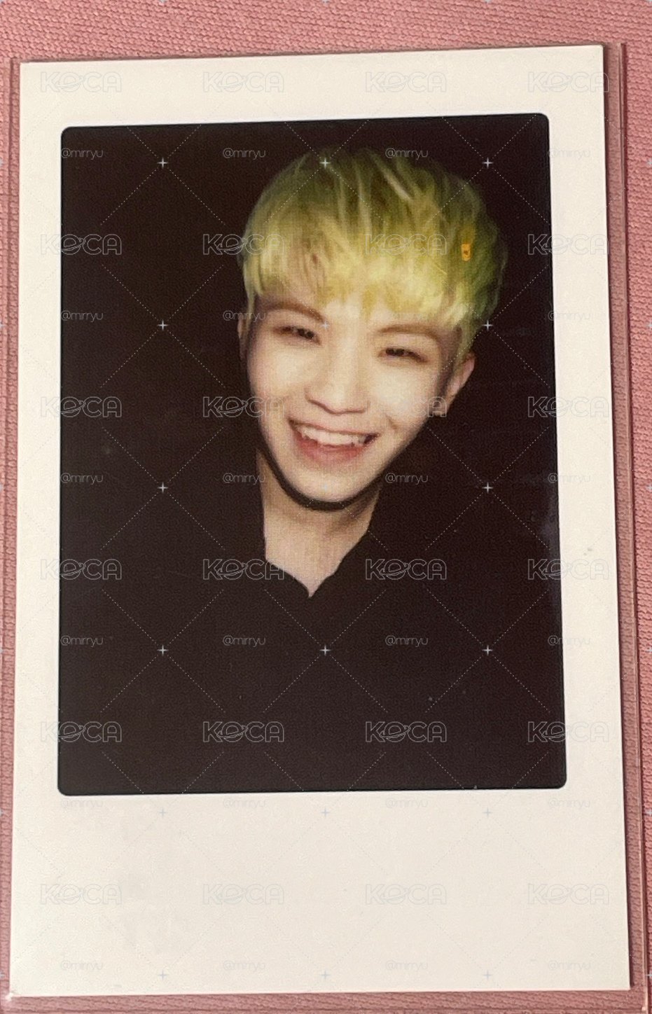 Woozi seventeen DIAMOND EDGE 周邊卡 鐵盒拍立得 早期拍立得 五張不拆