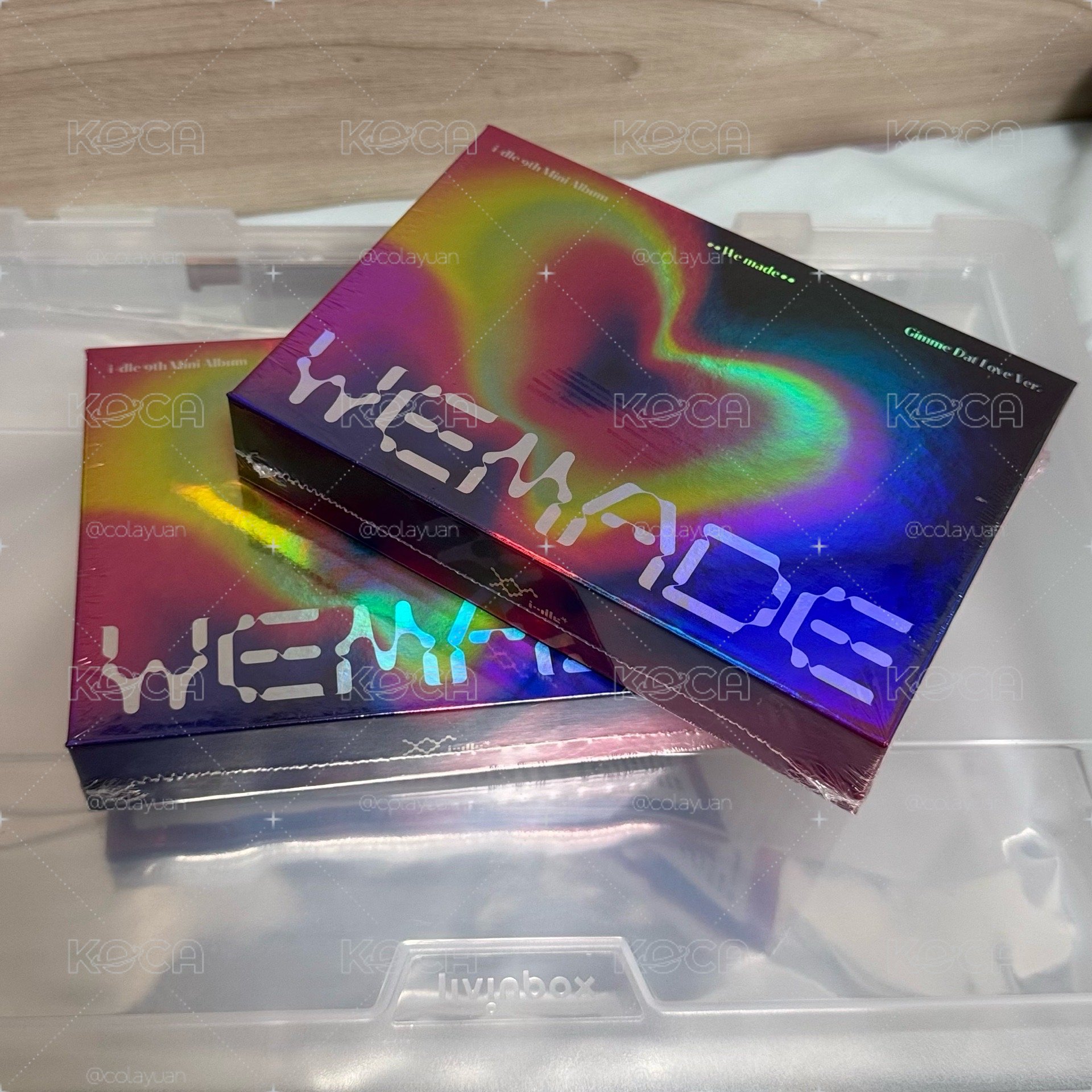 i-dle We made C版香水專(全新未拆，會送預購海報💜)