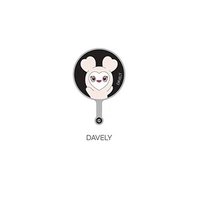 UNIVERSITY 徽章 LOVELY金屬徽章 DAVELY