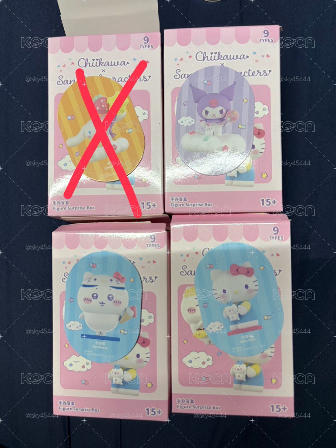 名創 吉伊卡哇&三麗鷗聯名盲盒
