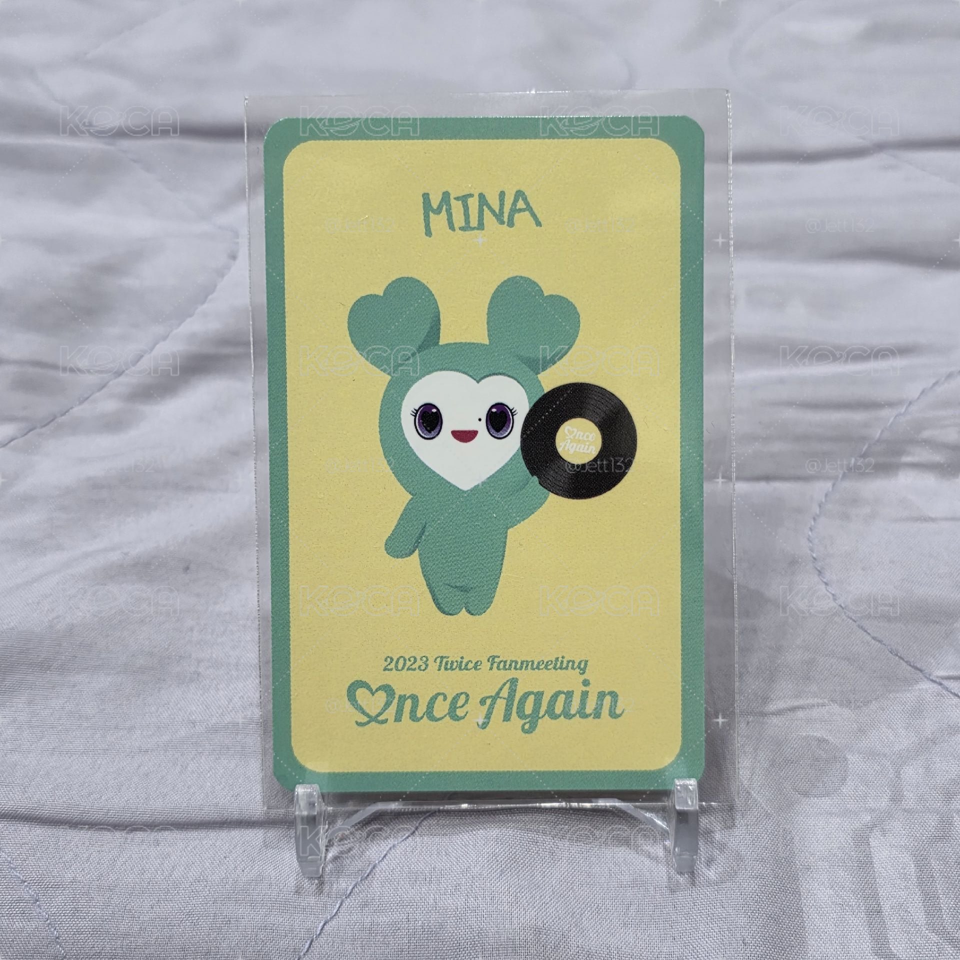 TWICE MINA lovely 入場卡