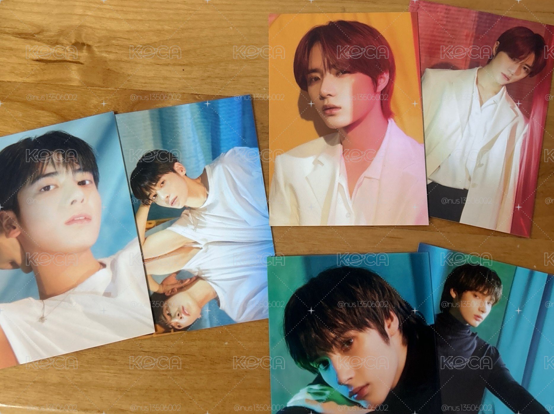 TXT 展覽照片卡組
