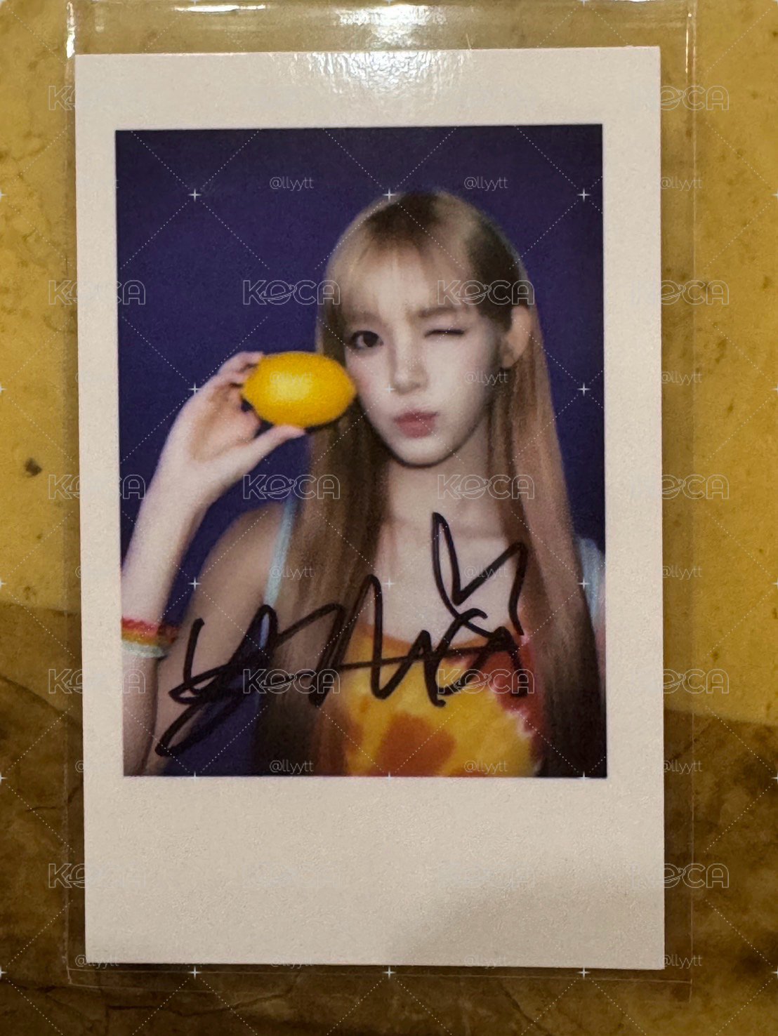 yuha 檸檬女神拍立得
