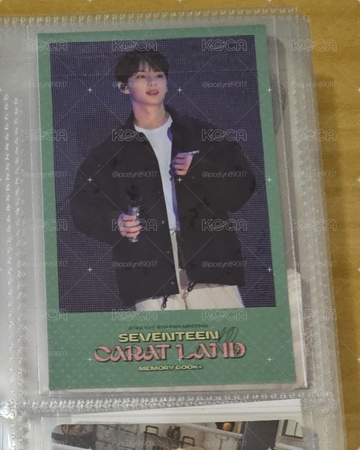 SEVENTEEN 22年 DVD漢圓俊小卡