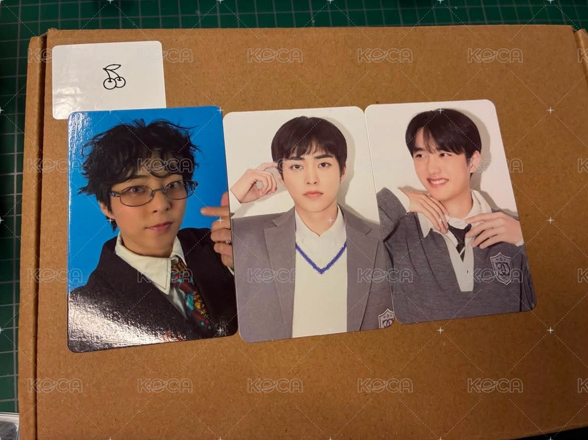 xiumin+D.O.（三張皆有廠損）