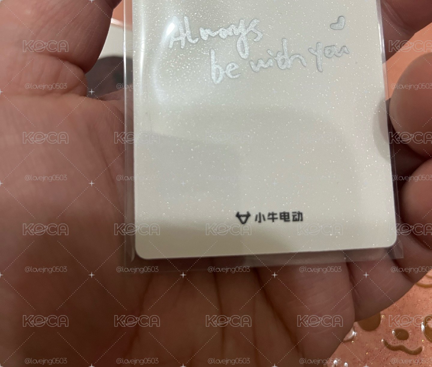 琦 烏尼尼閉眼款.小牛代言卡