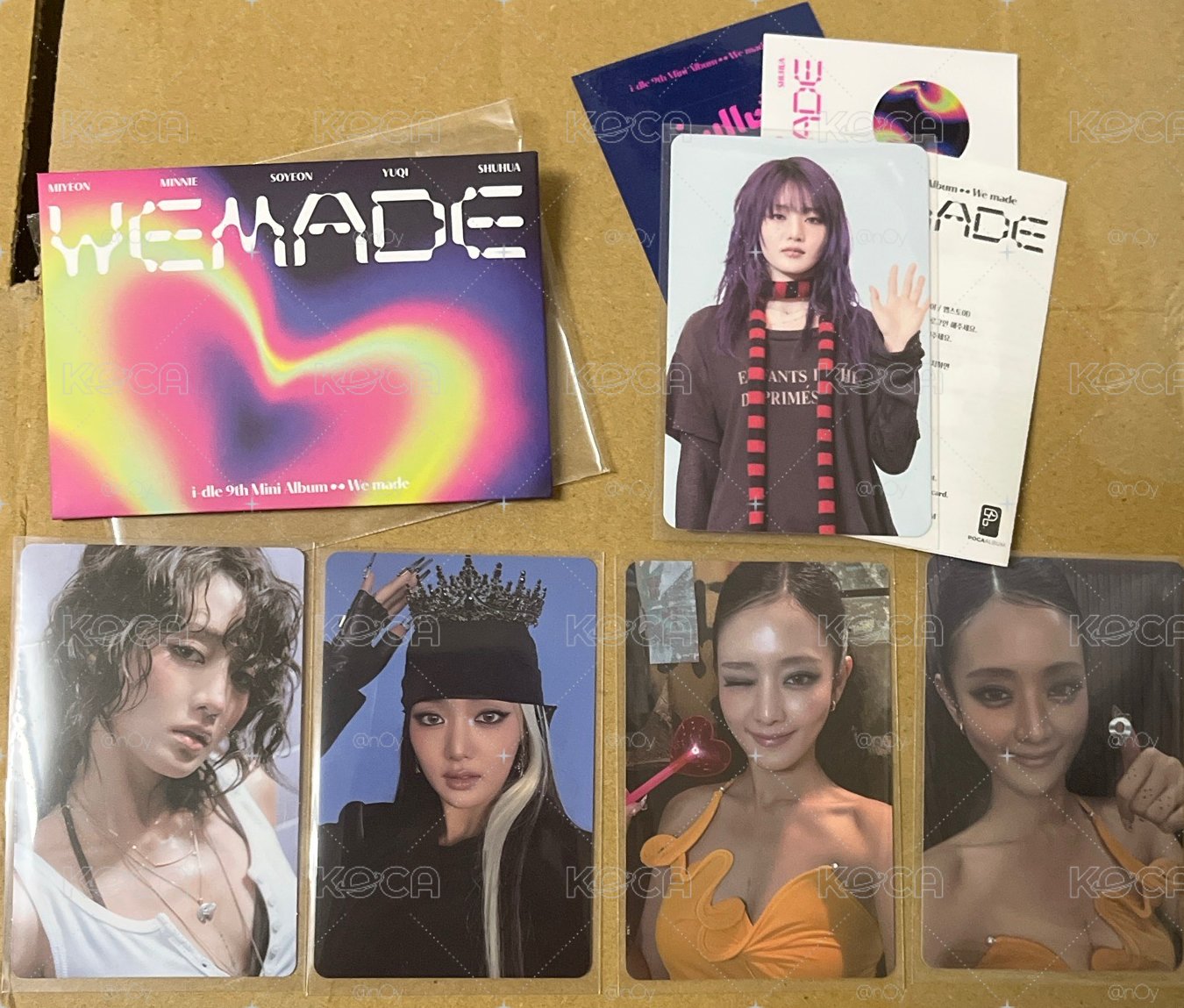 i-dle WE MADE 電子專-妮配置（送雜誌卡、快閃卡組卡
