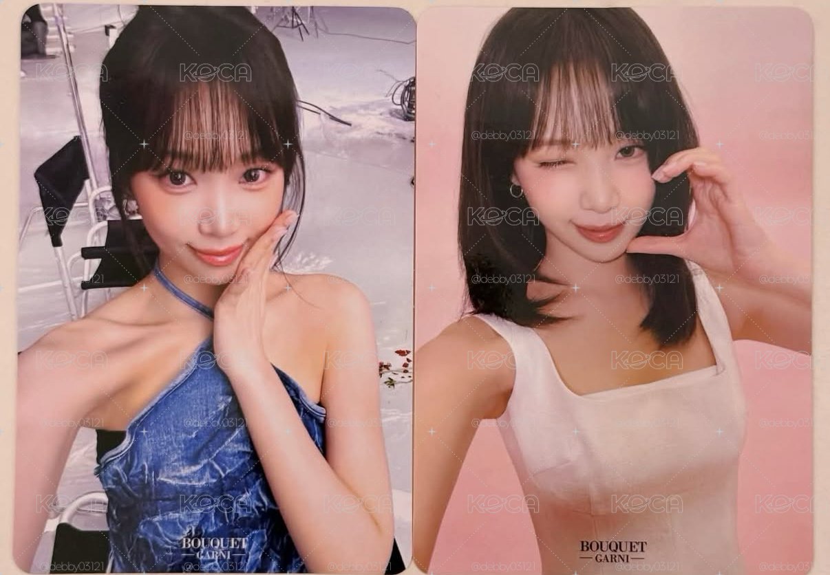 現貨 CHAEWON x BOUQUET GARNI 代言卡 