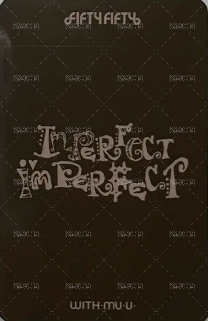 Imperfect-I'mperfect wm 線上2.0 簽售卡 B ver. 背面