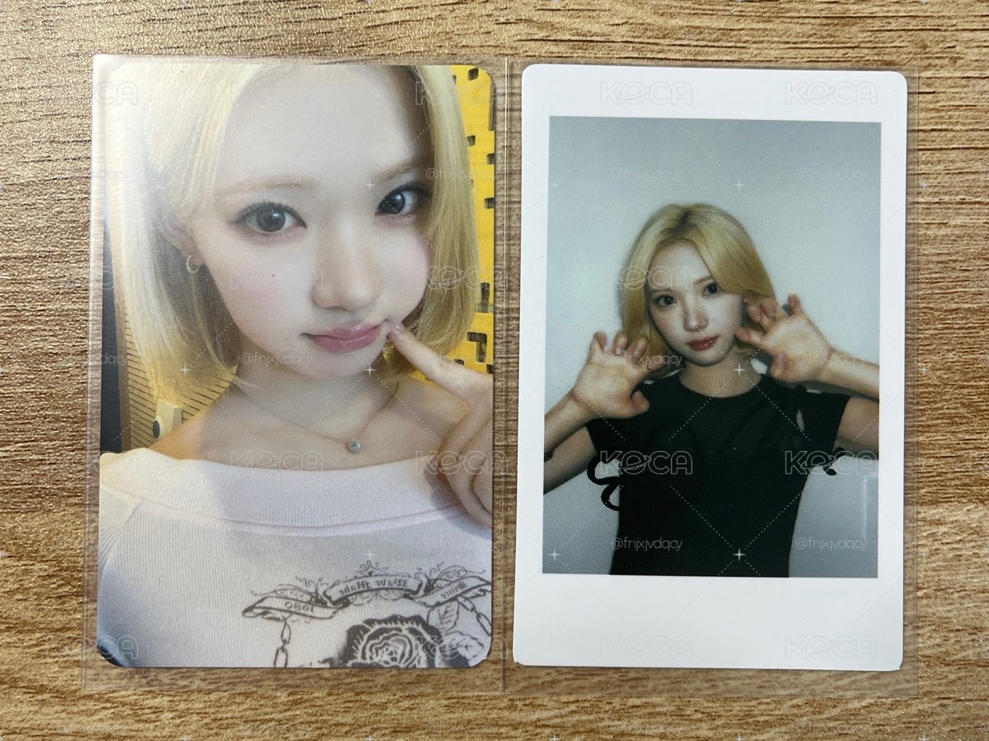 Lemon Tang yeti幸運戳臉+拍立得Jiwoo