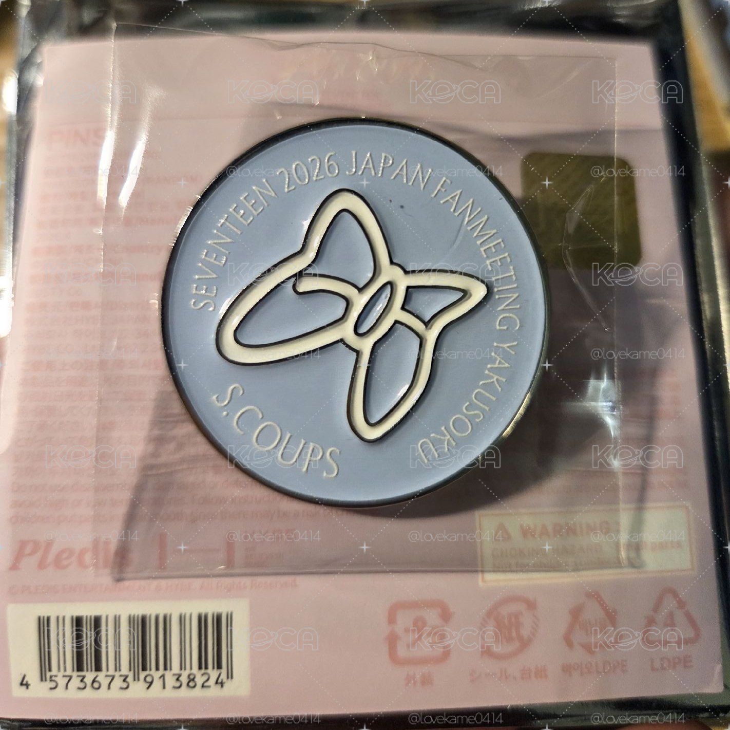 yakusoku蝴蝶結pin徽章哲