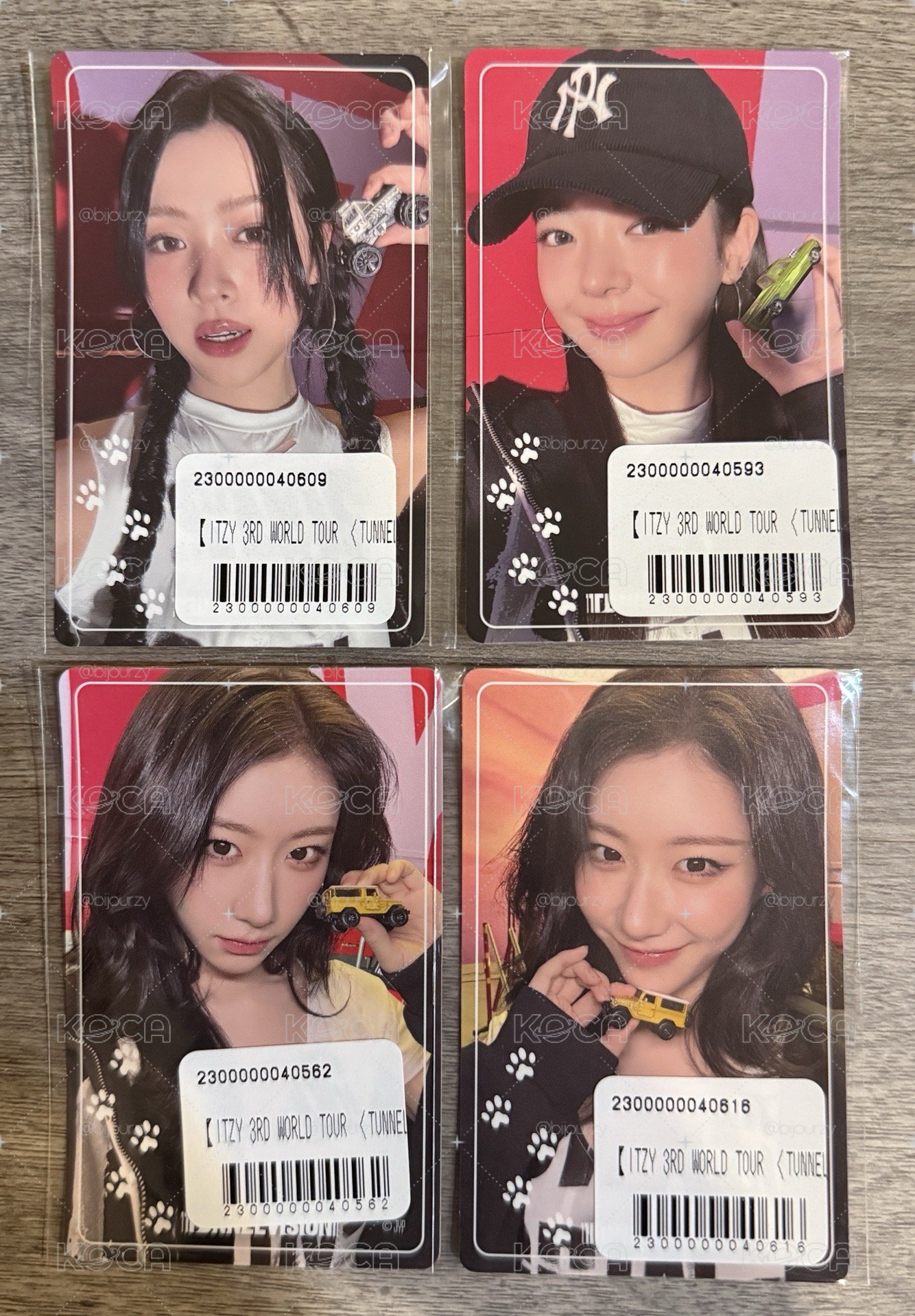 ✅ITZY 一番賞貼紙