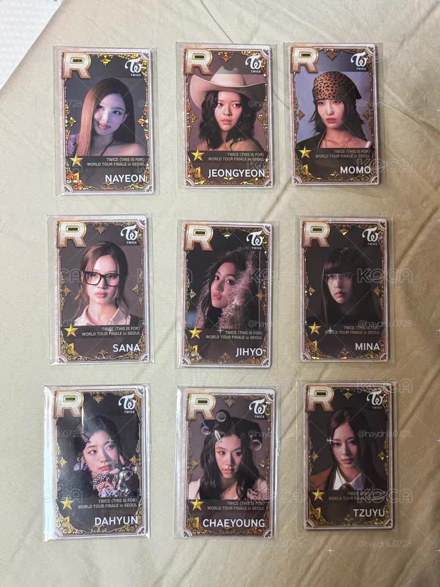 TWICE SUPERSTAR 遊戲卡 THIS IS FOR FINALE Event1