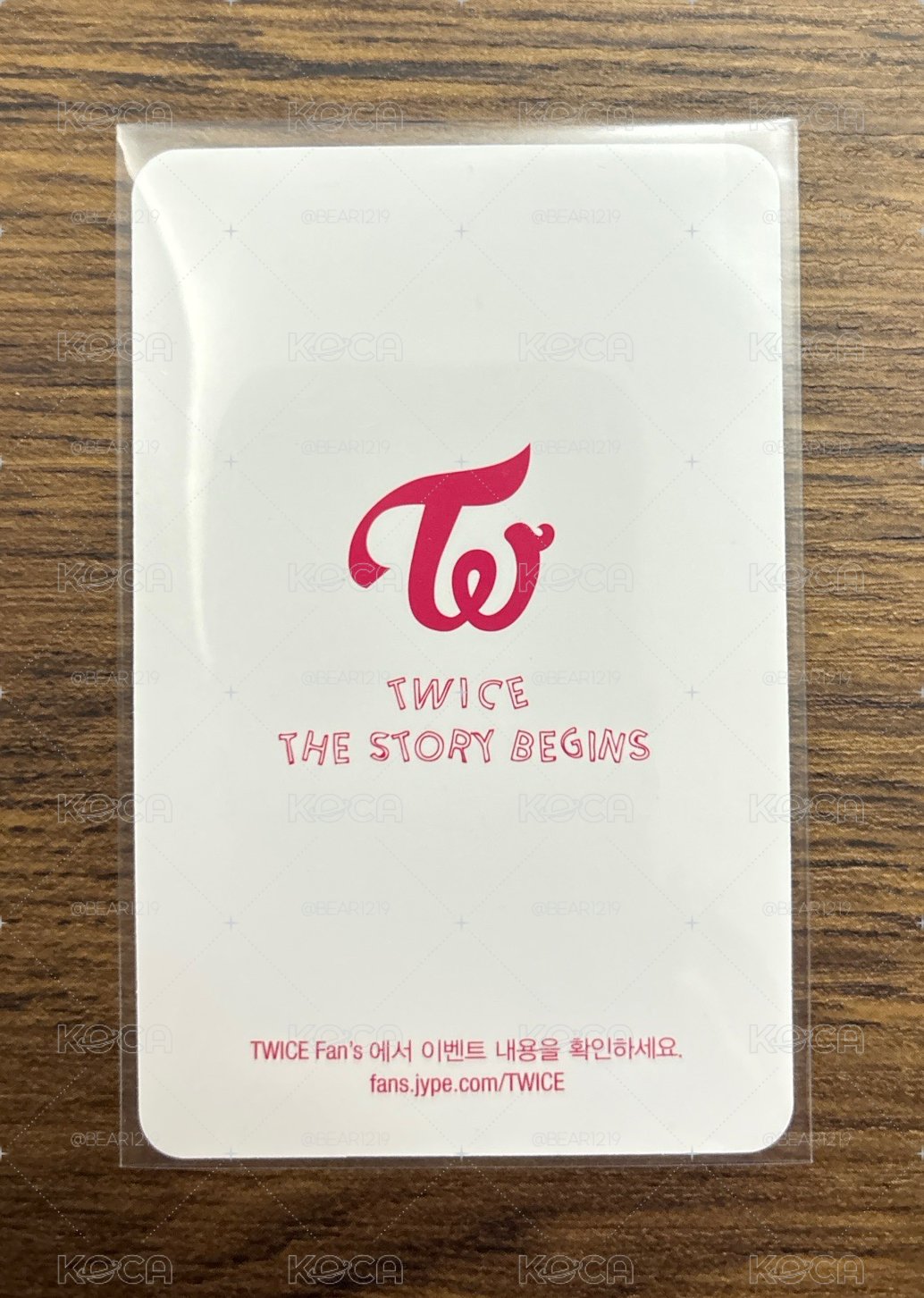 THE STORY BEGINS 三人卡