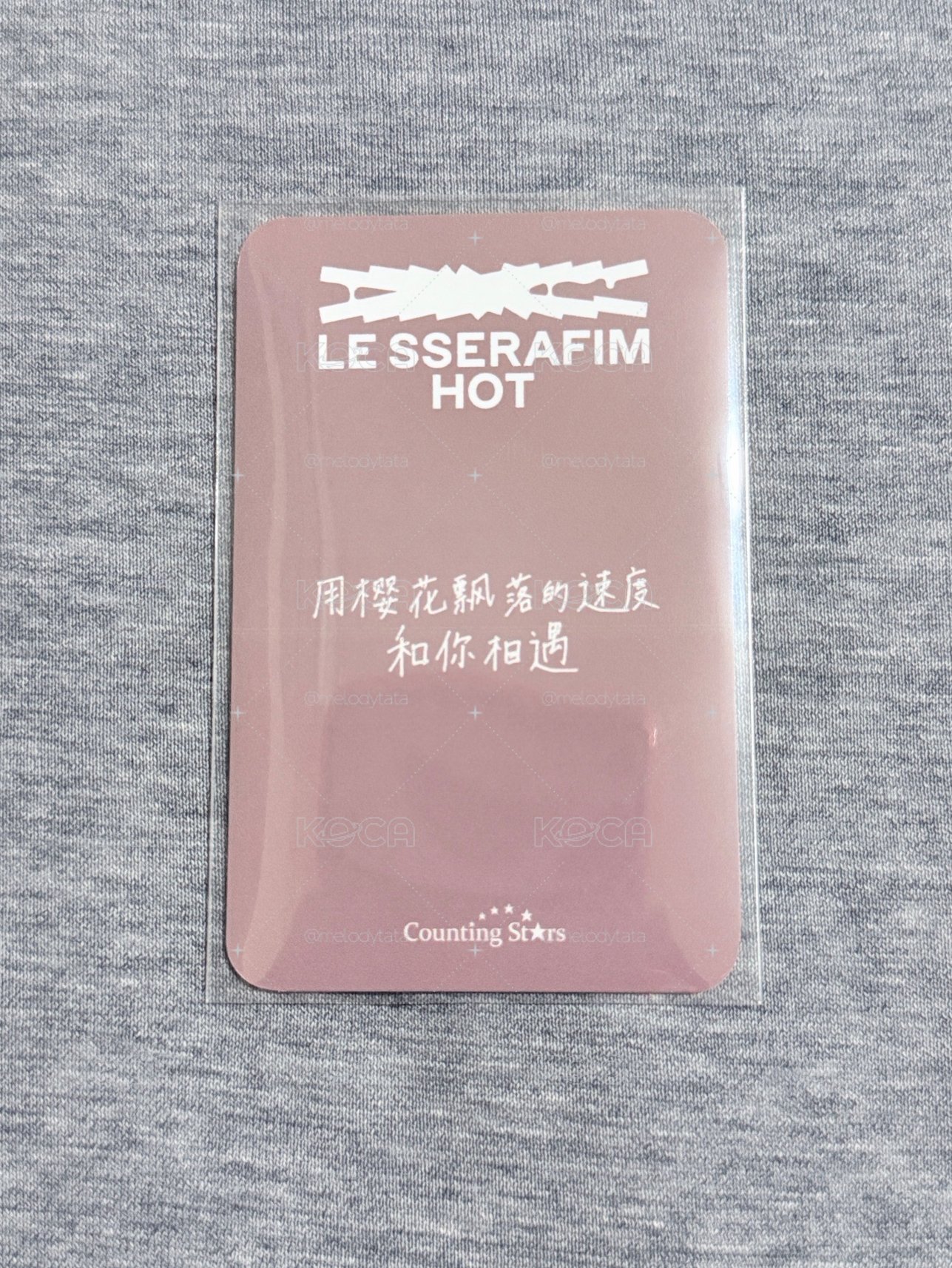 SAKURA中文卡背 數星星特典