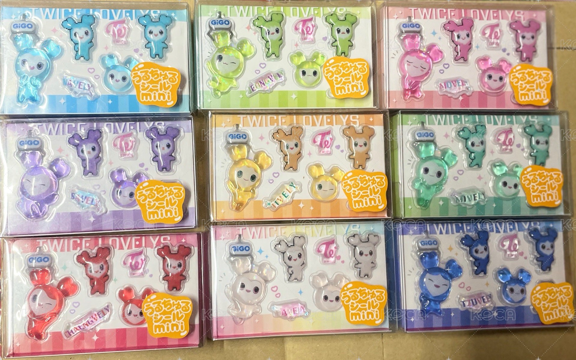 9人貼紙