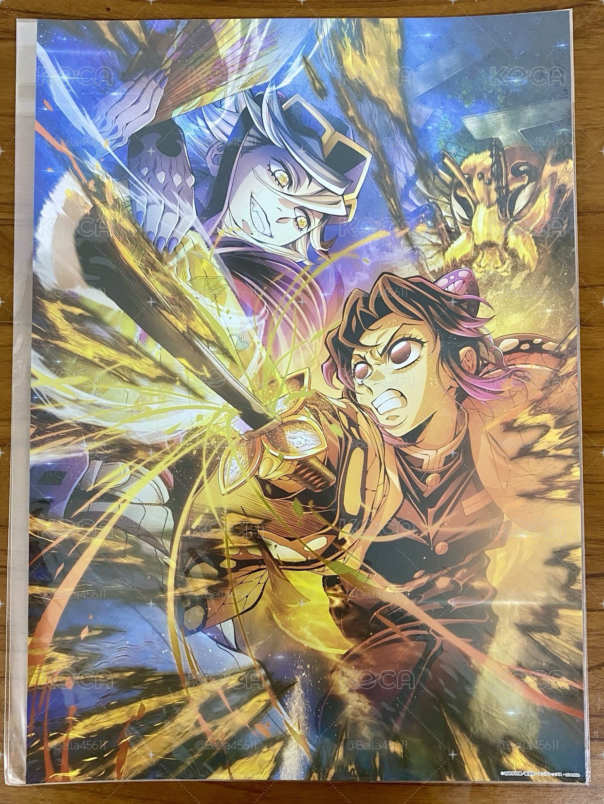 鬼滅之刃 ANIPLEX特殊印刷 A3海報