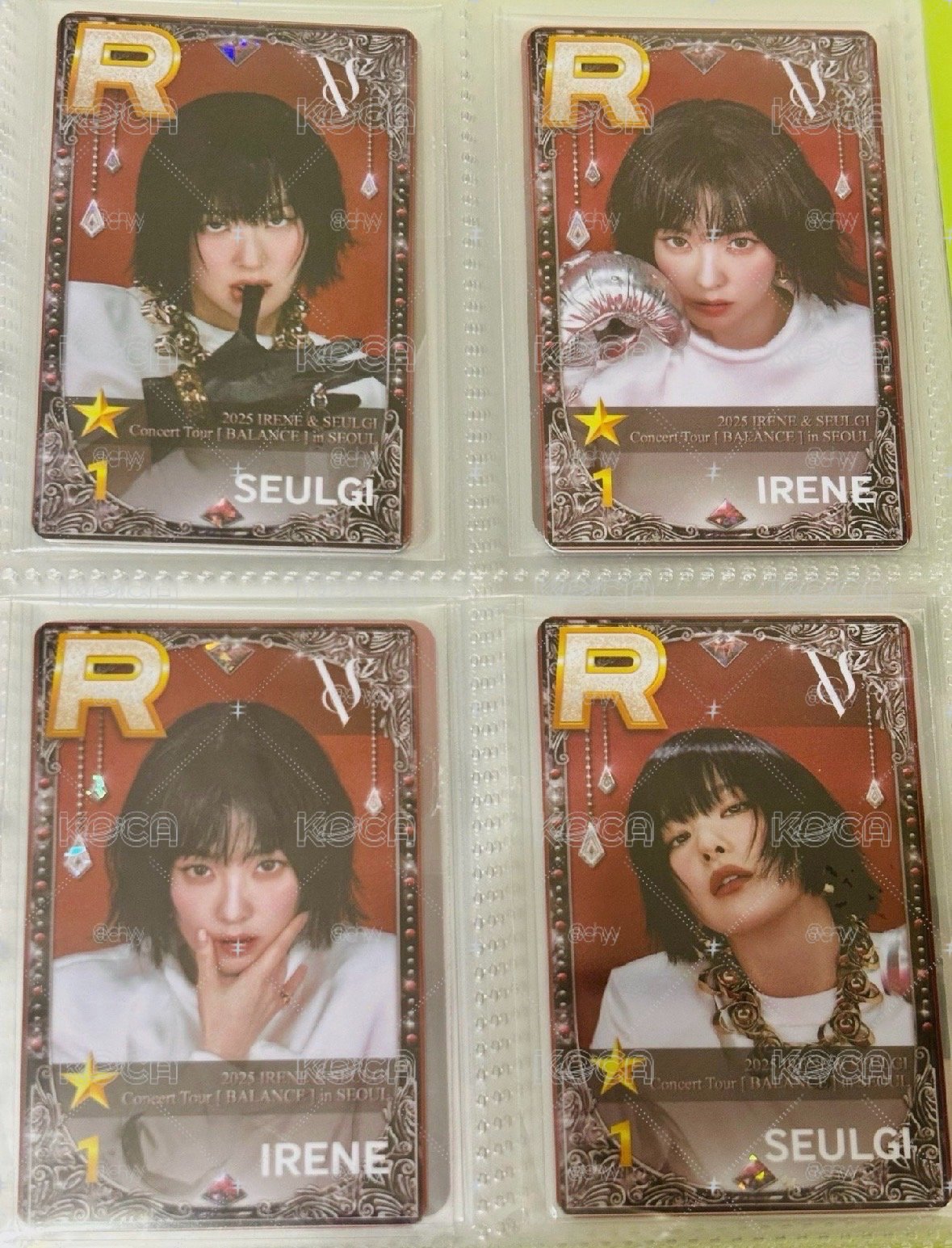 BALANCE 首爾場 遊戲卡  IRENE SEULGI