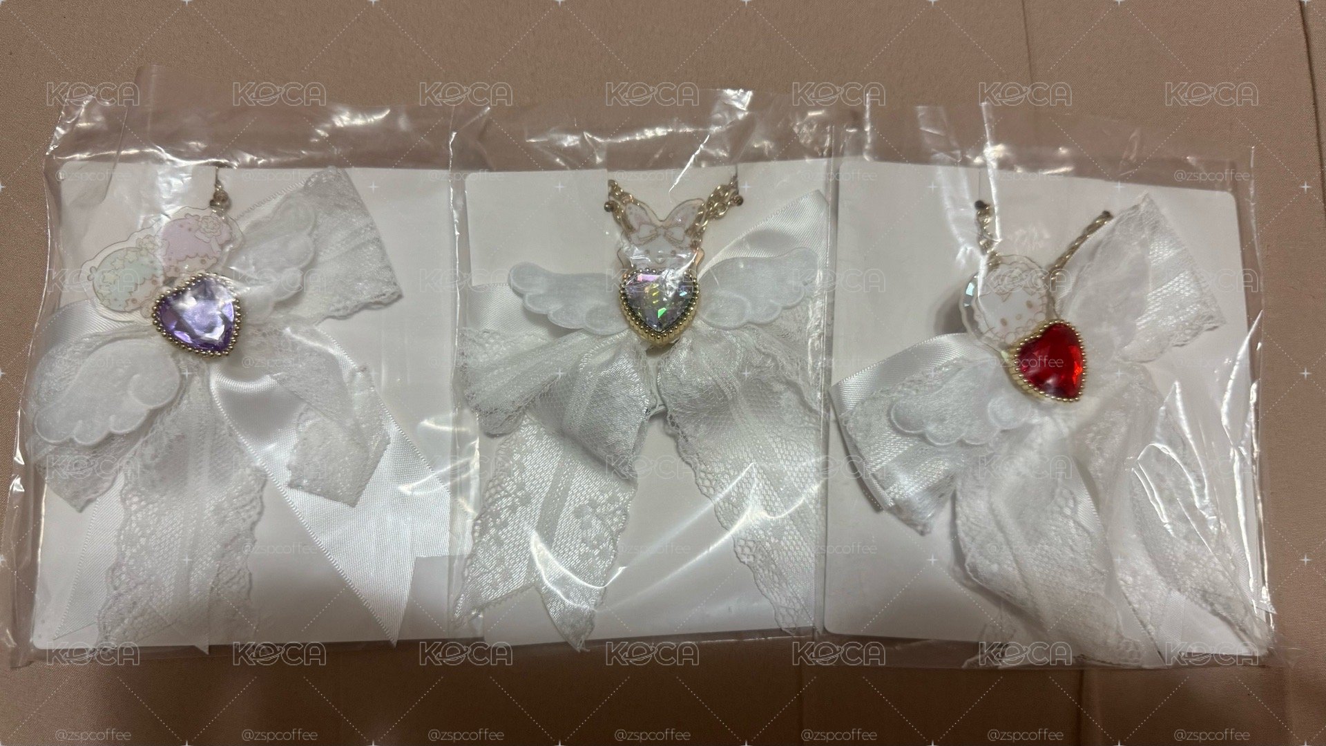 純白手燈蝴蝶結