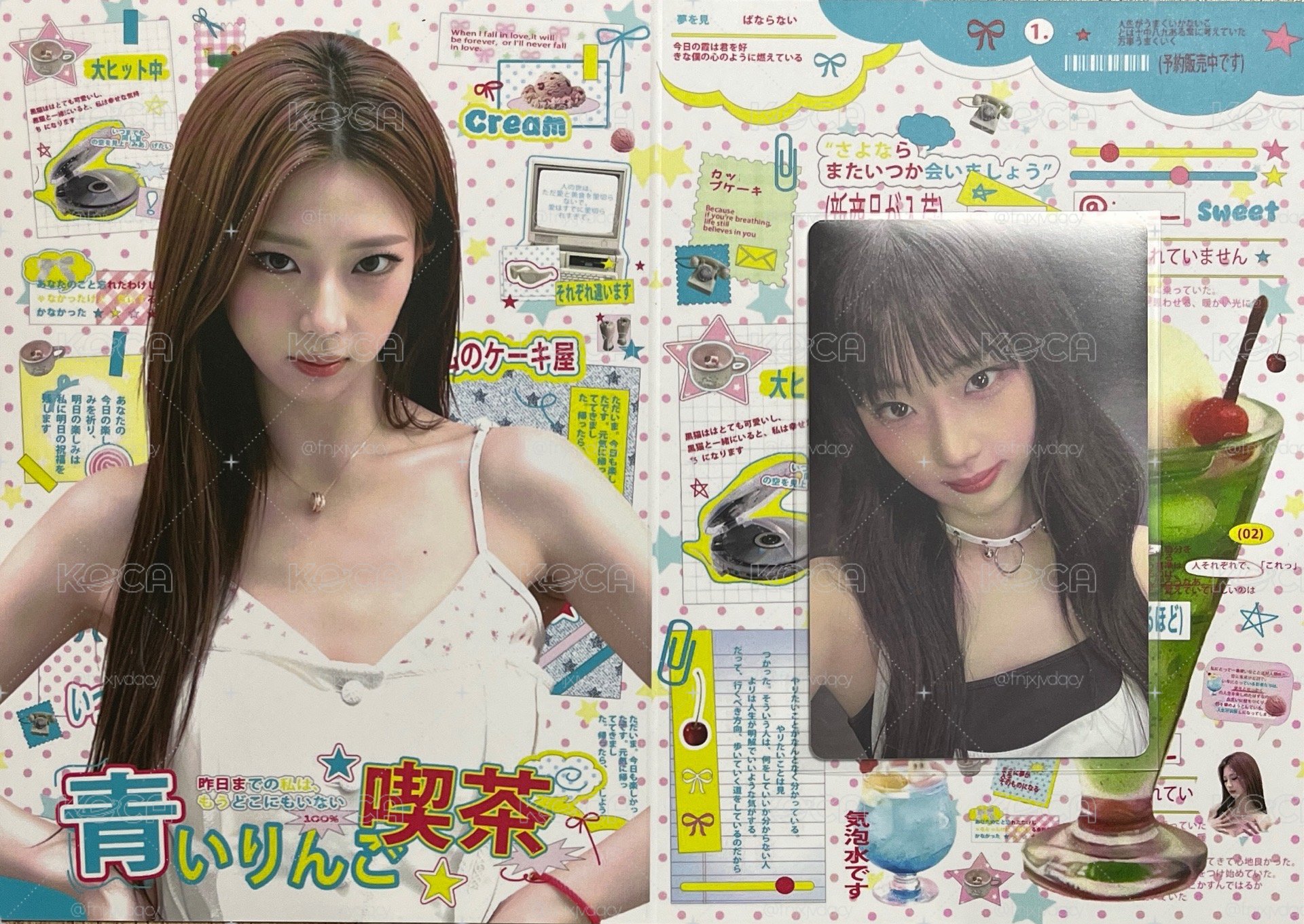 24 FM 首爾展位白衣滿額瀏海露