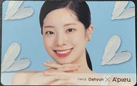 TWICE X Apieu 代言卡 