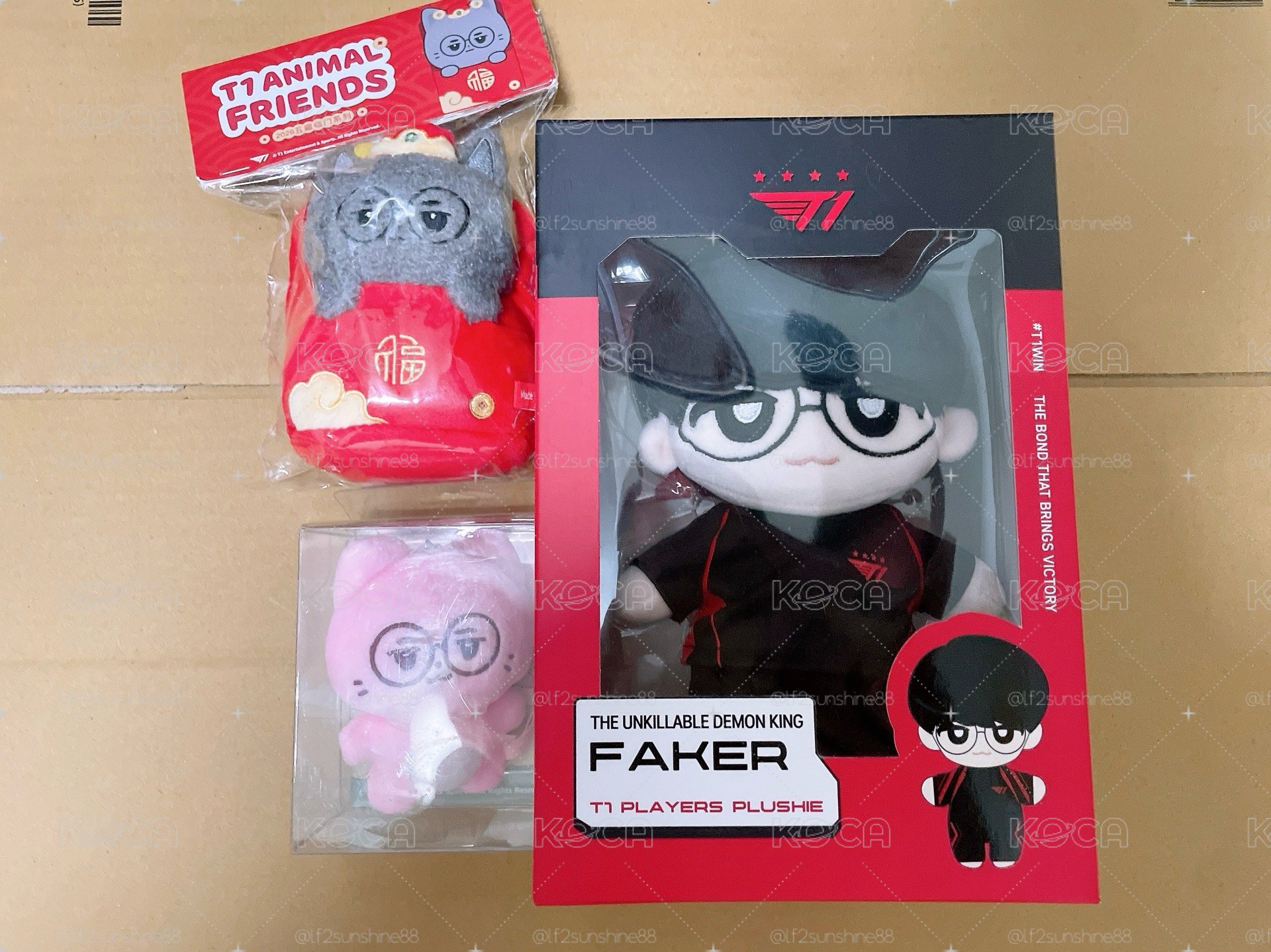Faker 20公分娃 櫻花娃 新春潦草