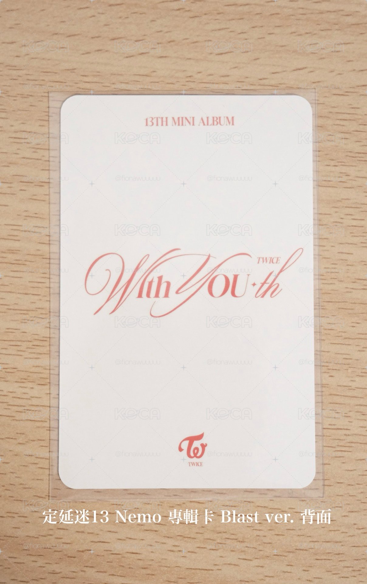 TWICE定延 官方週邊 + NiziU 感謝卡 8件合售