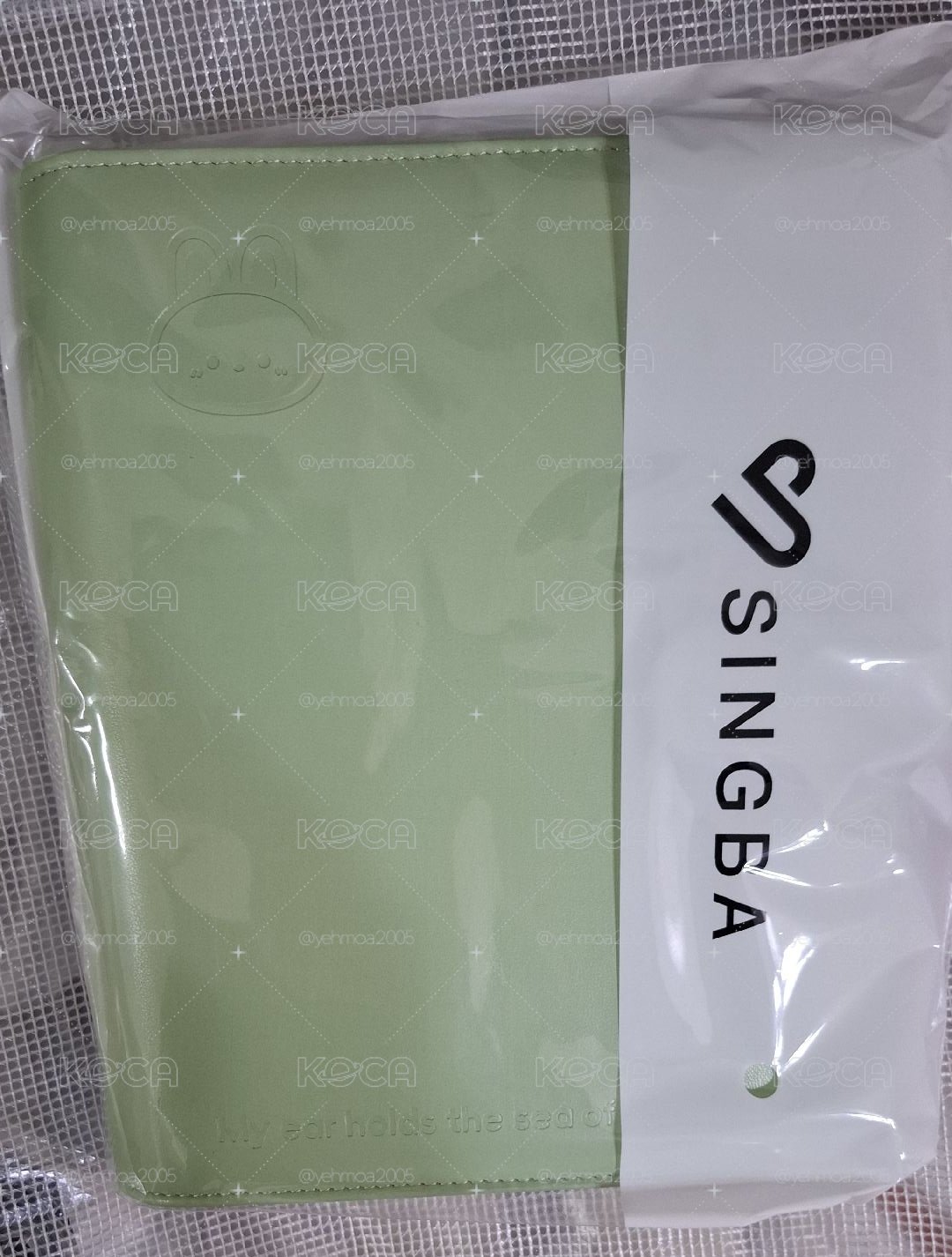 SINGBA卡冊含2擋板20超透四格內頁