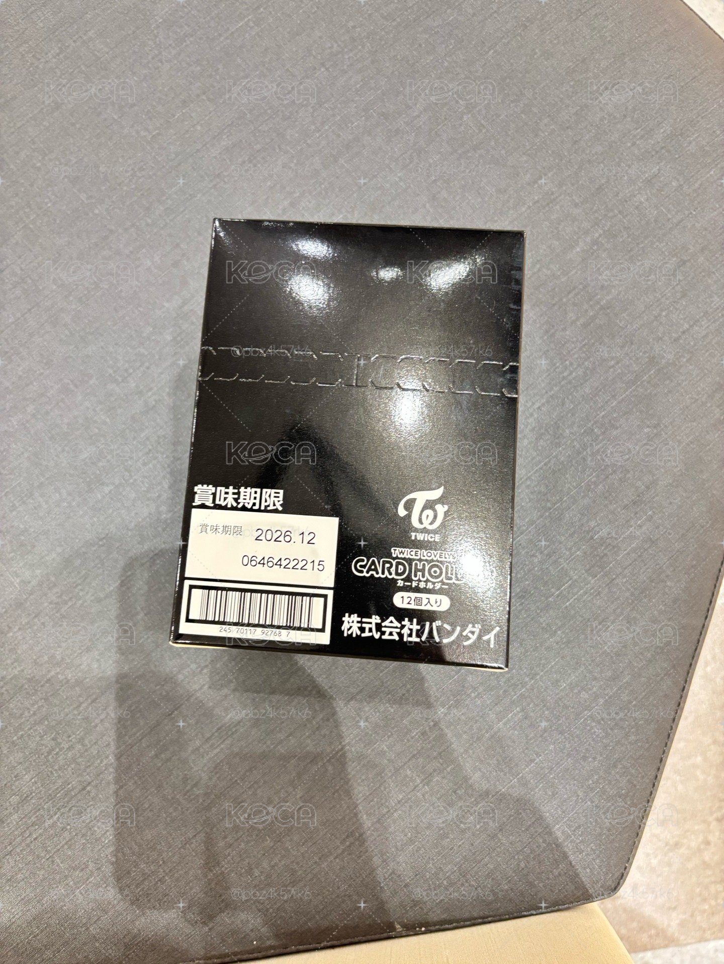 萬代食玩 TWICE LOVELYS 版 卡套12入全新未拆 