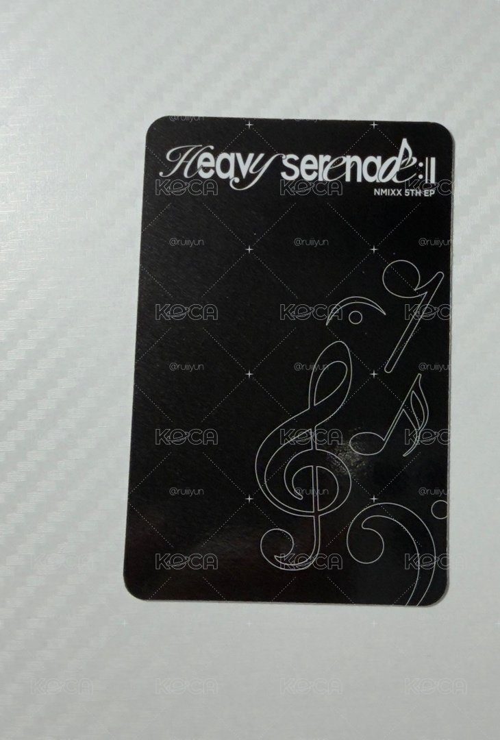 Heavy Serenade 普版 專輯卡 Serenade 薛圭雙人