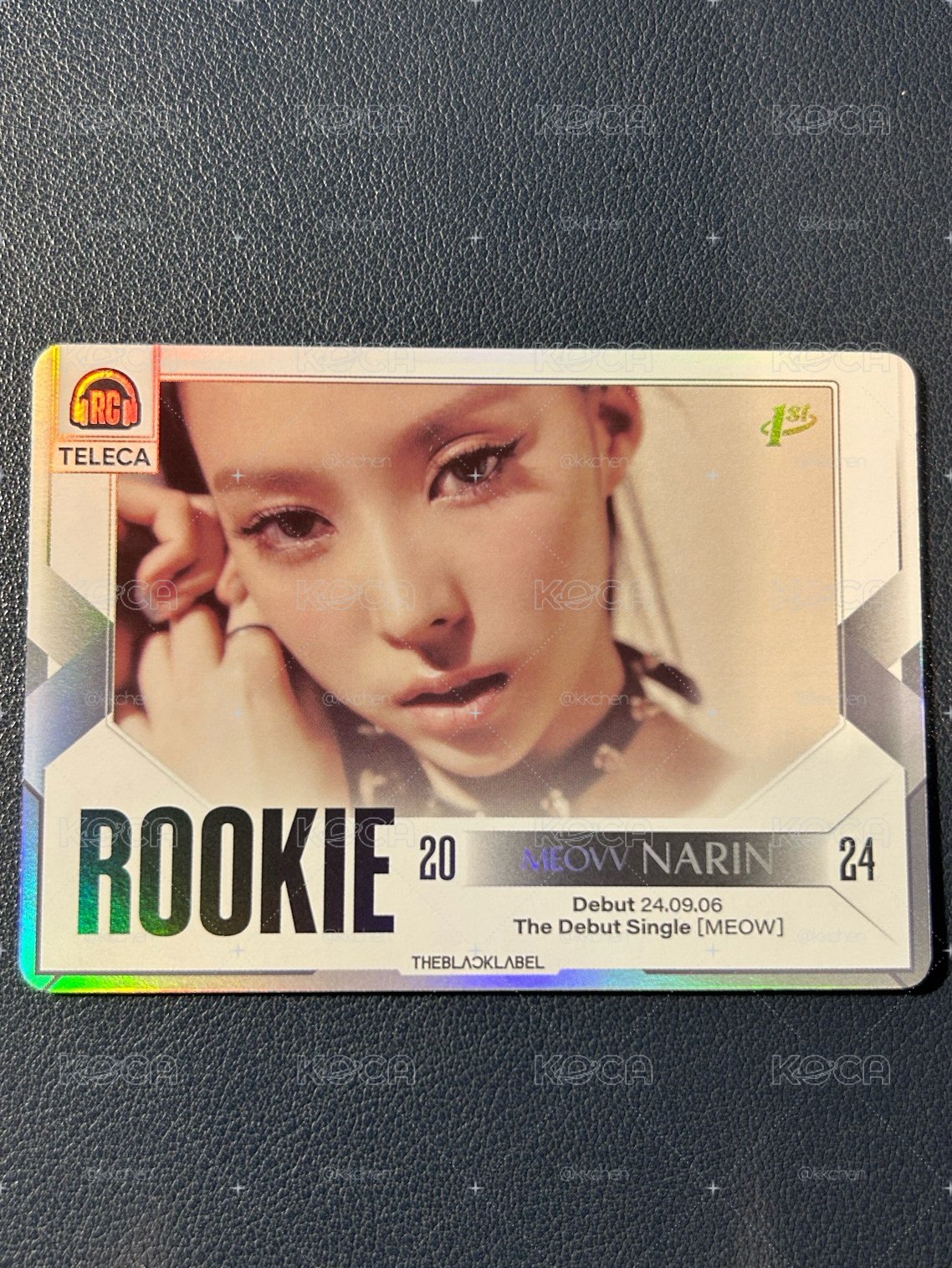 Meovv Narin teleca rookie 收藏卡