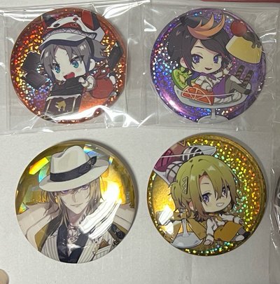 AGF 徽章（Luca、Mysta、Shu）