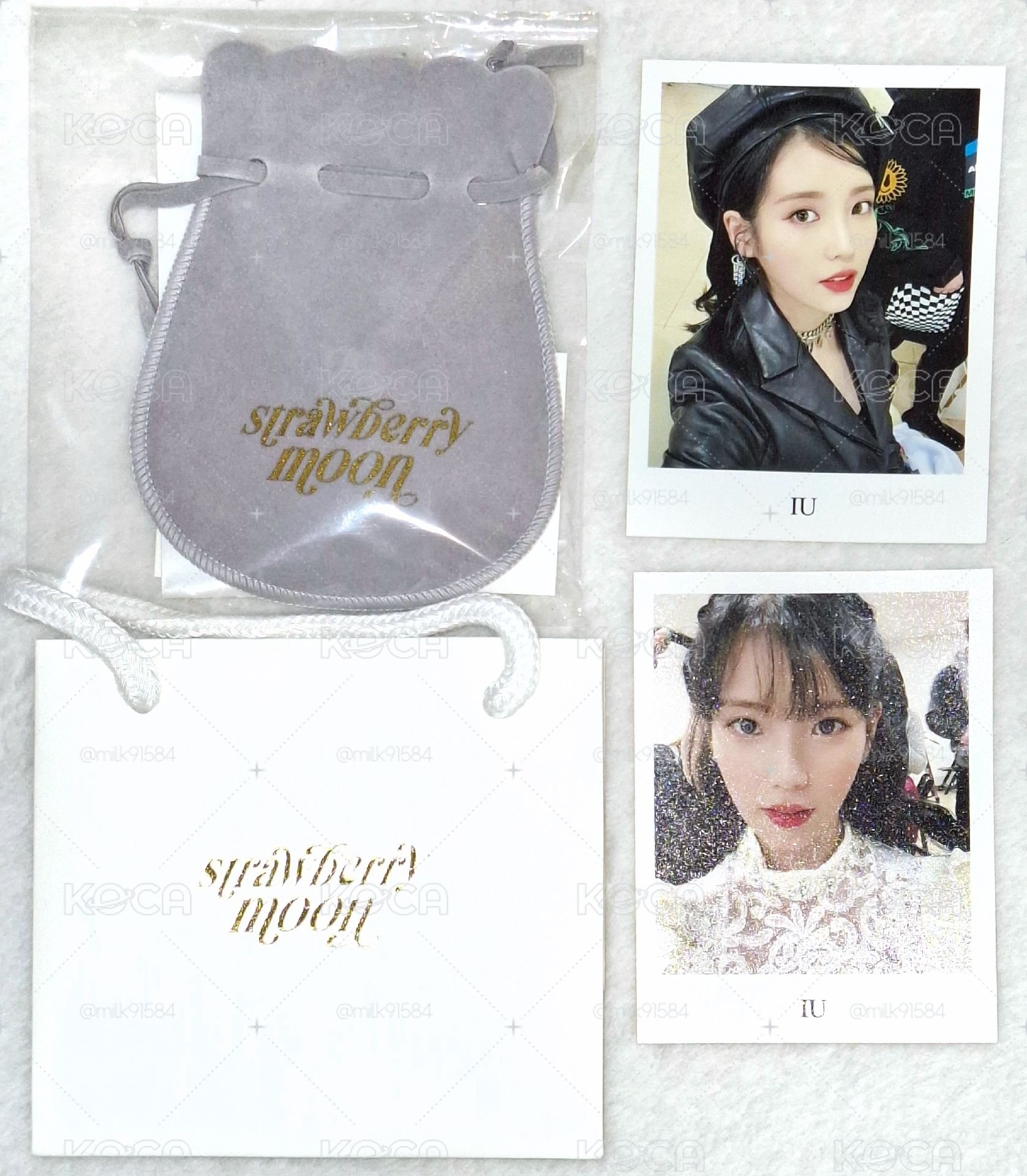 IU strawberry moon 項鍊