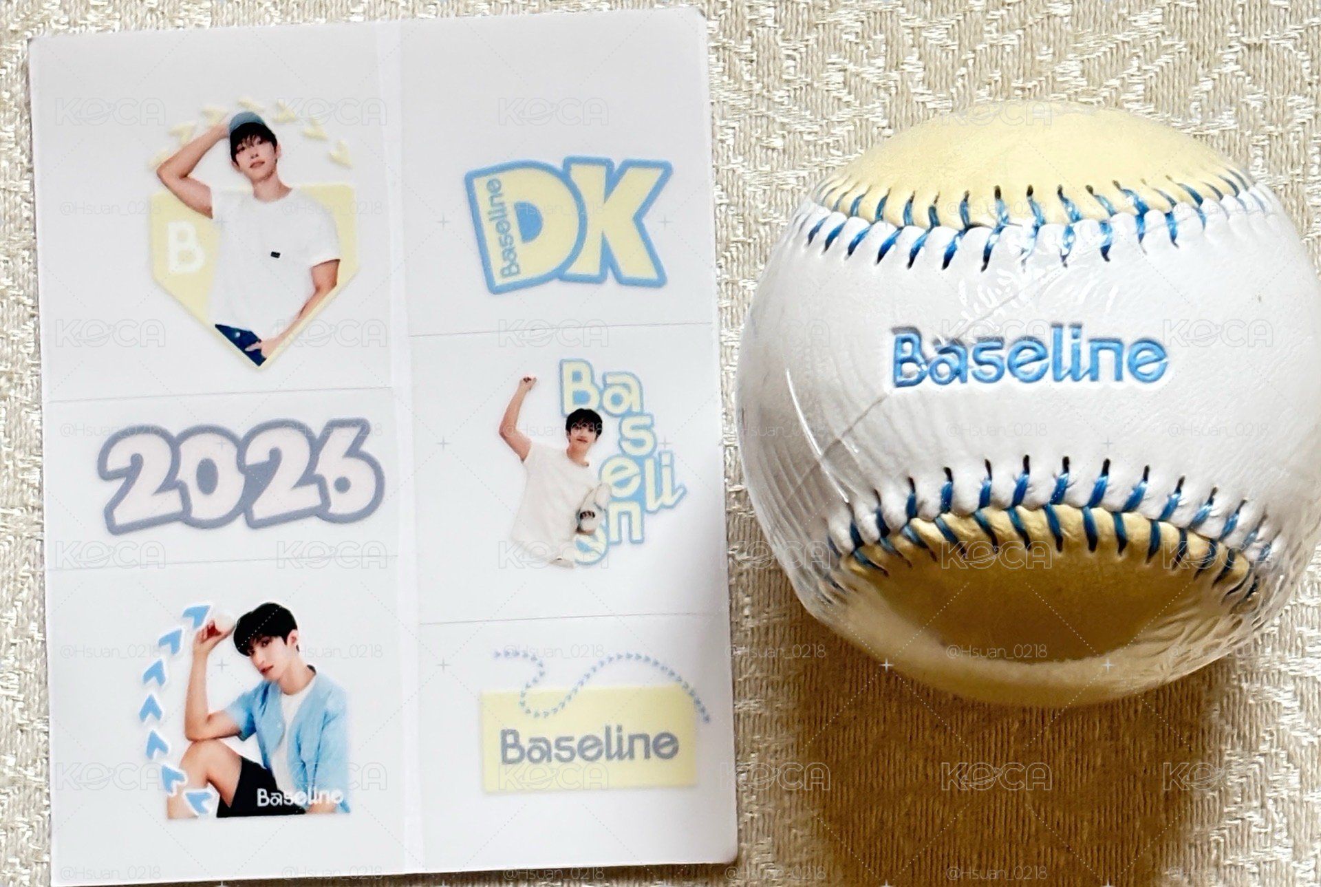 現貨 DK Baseline 棒球貼紙組