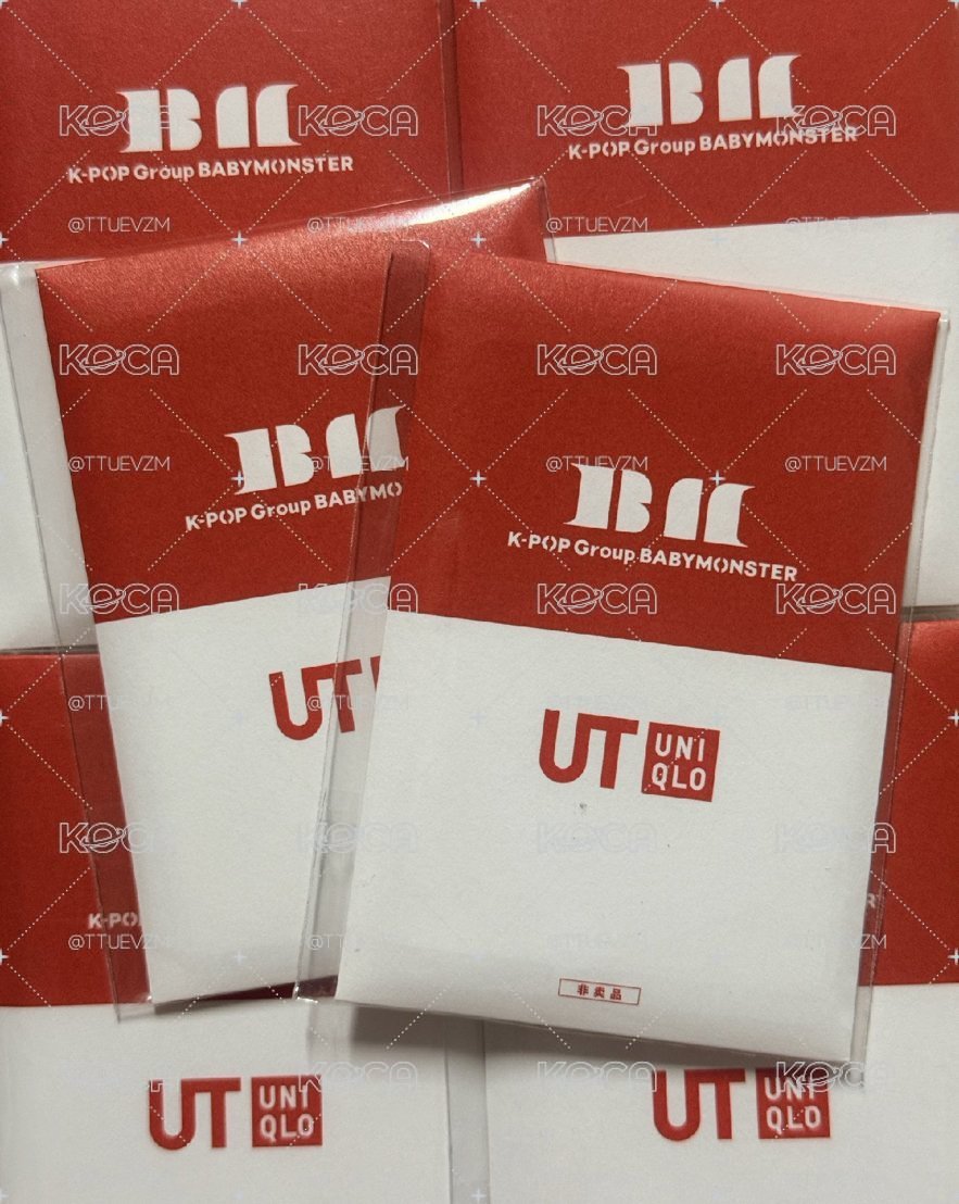 寶怪UNIQLO代言卡一套