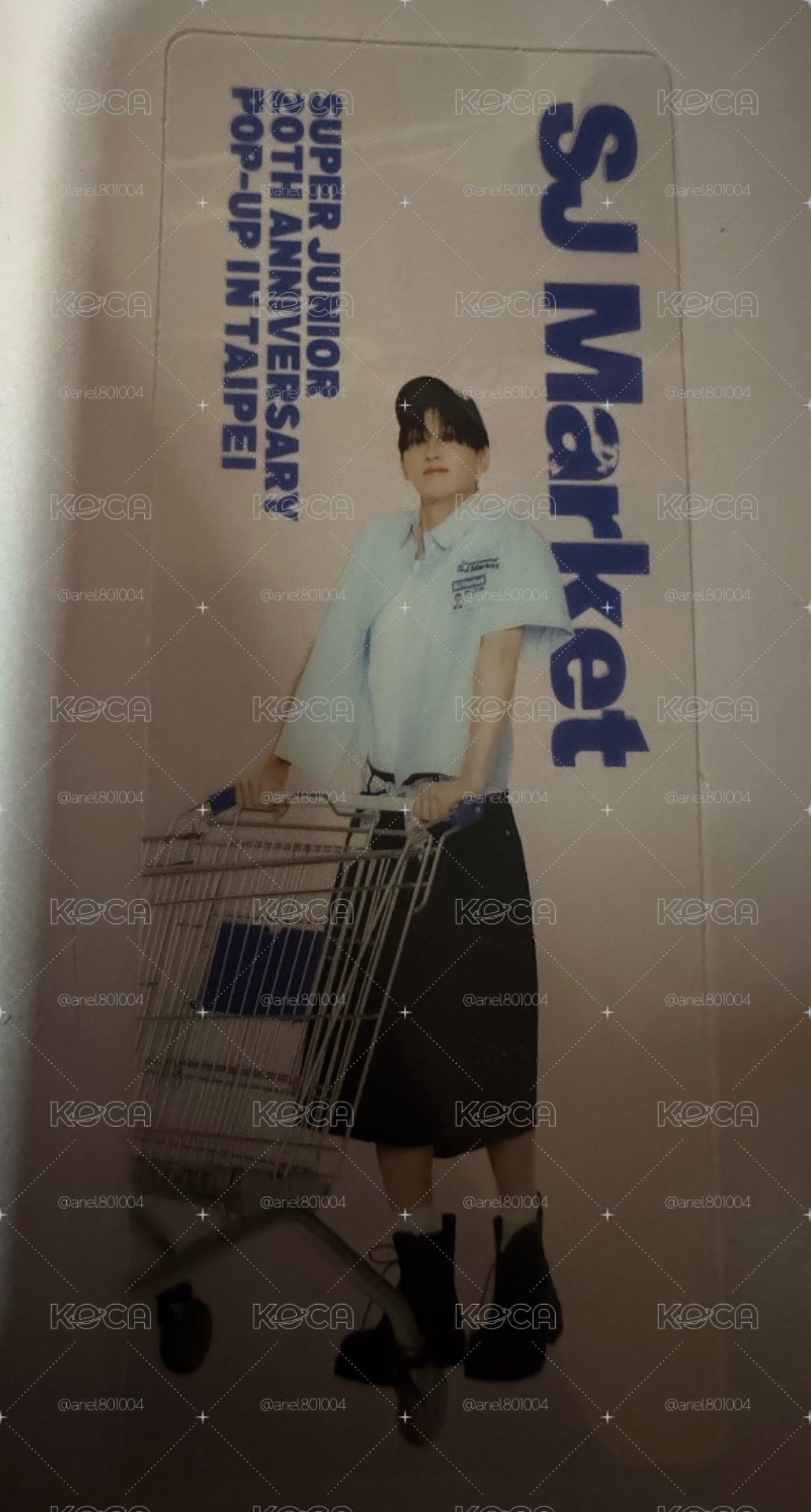 SJ MARKET 書籤 刷卡滿額透明書籤