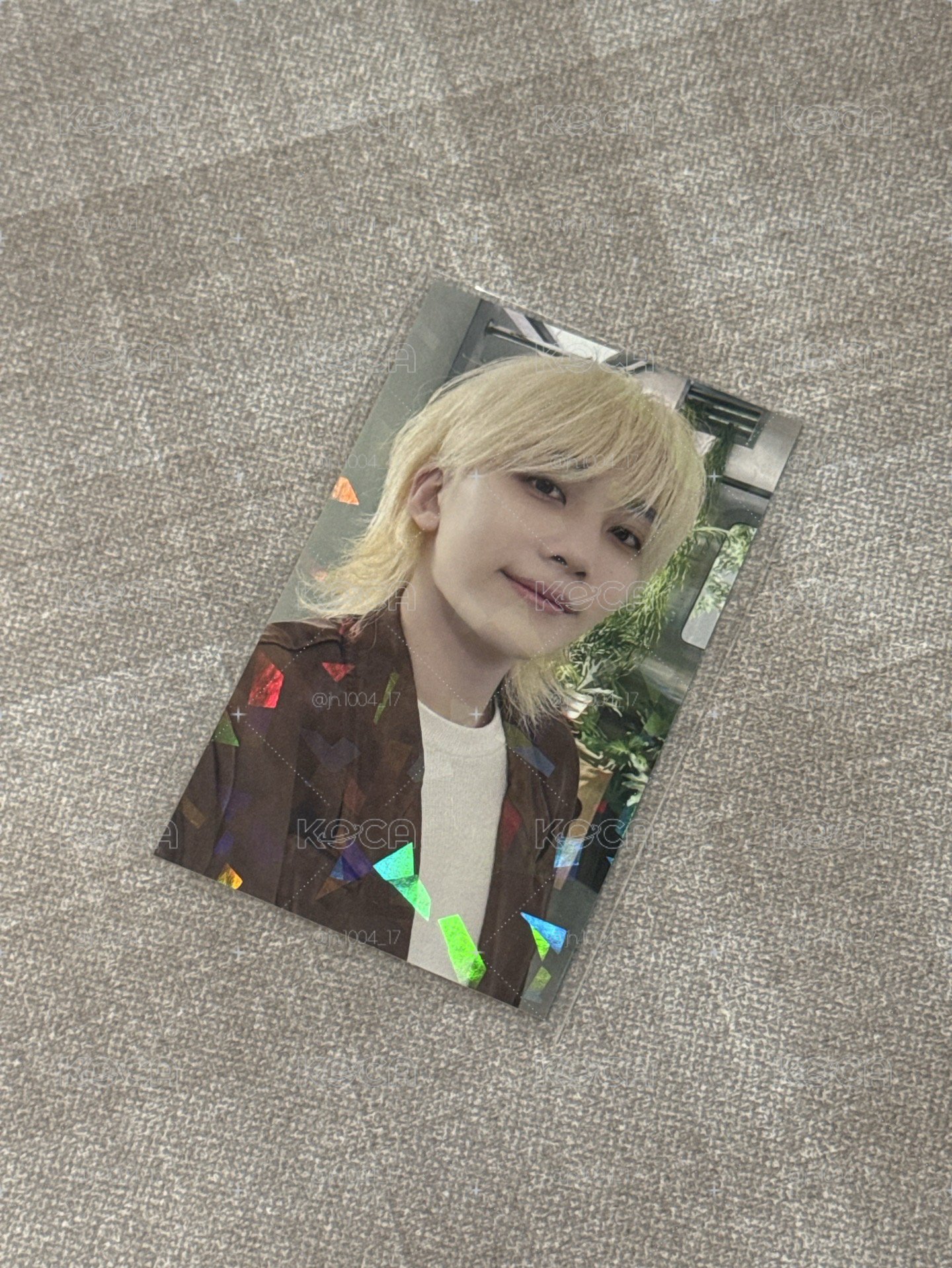 💎SVT 金髮漢 消費期限 環球 特典閃卡 