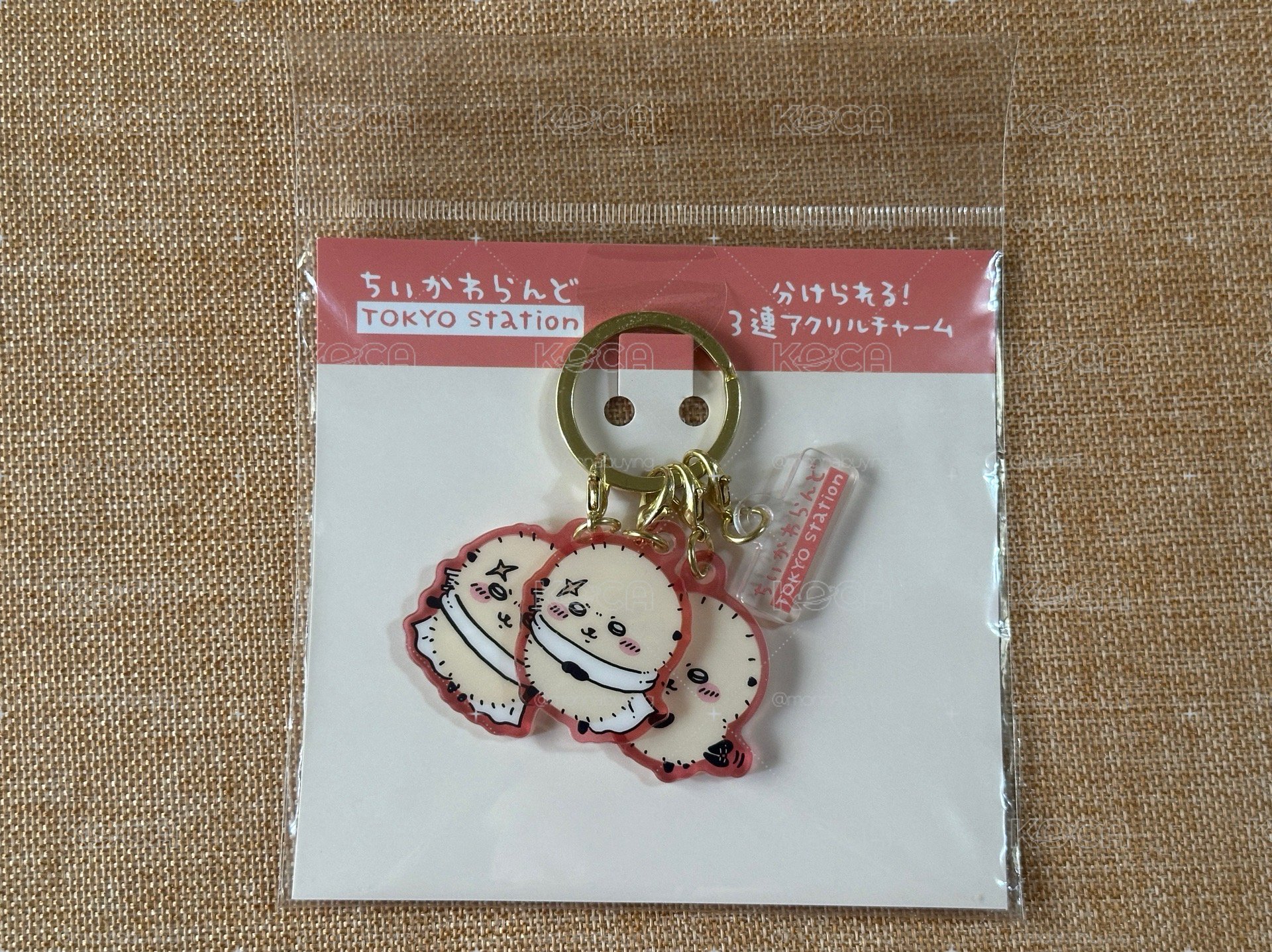 吉伊卡哇 師傅 海獺 三連 壓克力 鑰匙圈