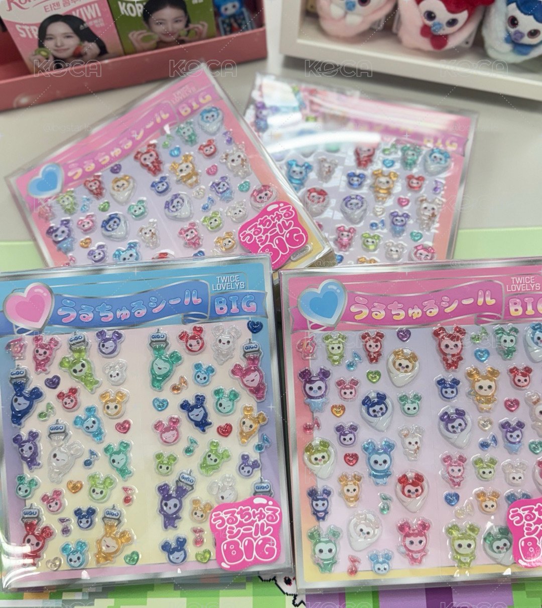 現貨速出！gigo大盒水晶貼紙