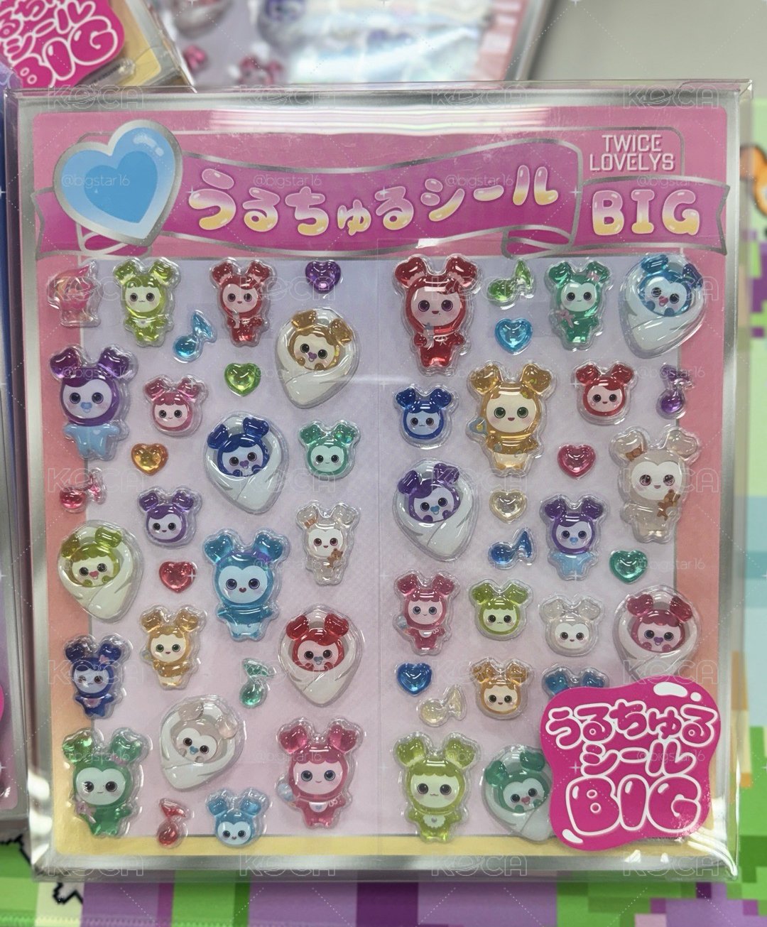 現貨速出！gigo大盒水晶貼紙