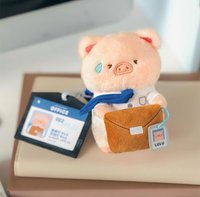 我的上班伙伴系列毛絨屏幕掛件 娃娃 壓線打卡Lu