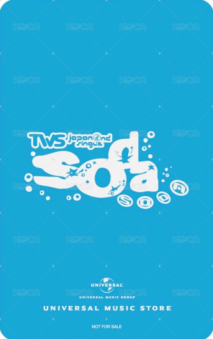 SODA SODA 環球 通常盤 特典卡  背面
