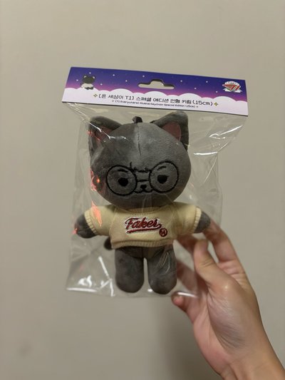 Faker 15cm動物娃（含卡）+Faker明太魚+八月主場日明信片套組（贈物請見詳述）