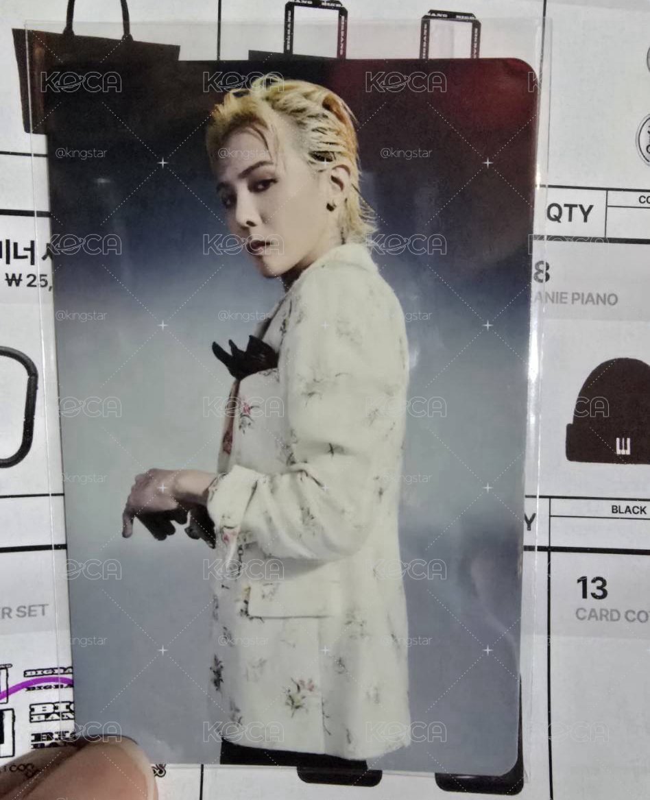 BIGBANG 20週年展覽 G-DRAGON滿額卡 
